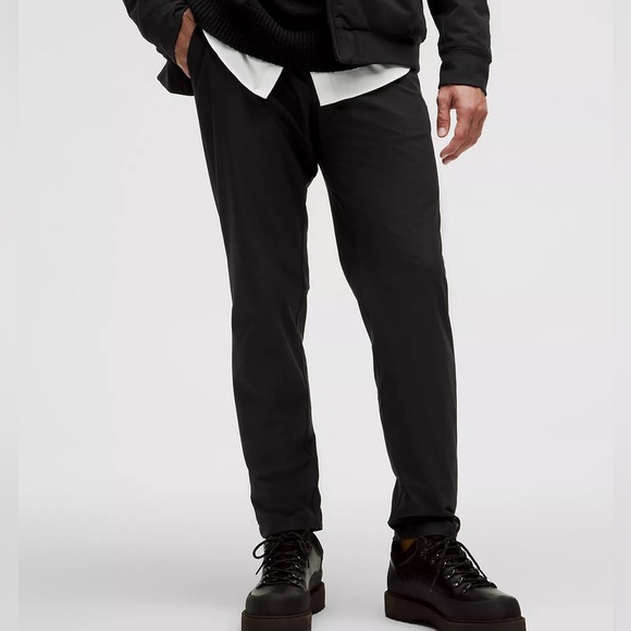 Lululemon Men’s ABC Warpstreme Slim-Fit Pull-On Pant Black Size Small - Picture 1 of 10
